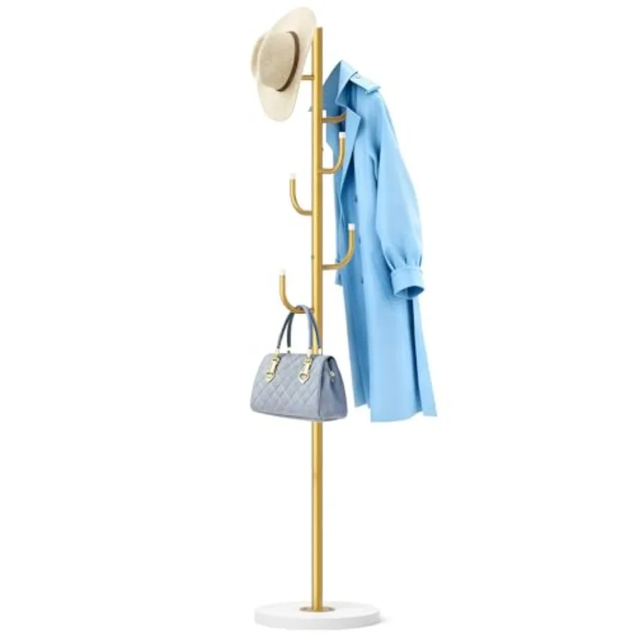 Heavy Duty Coat Rack Freestanding 4 Adjustable Size Coat Tree with Stable Wood Base Coat Hanger Stand with 6 Hooks Standing Clo
Heavy Duty Coat Rack Freestanding 4 Adjustable Size Coat Tree with Stable Wood Base Coat Hanger Stand with 6 Hooks Standing Clo