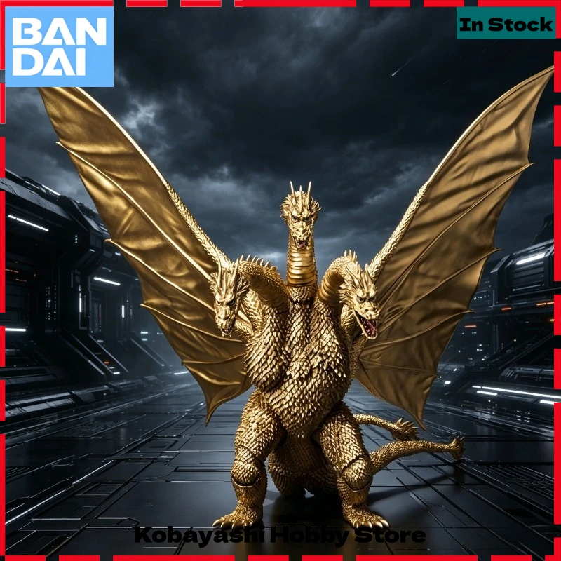 In Stock Bandai S.H.MonsterArts King Ghidorah 1972 Godzilla Monster Action Figure
In Stock Bandai S.H.MonsterArts King Ghidorah 1972 Godzilla Monster Action Figure