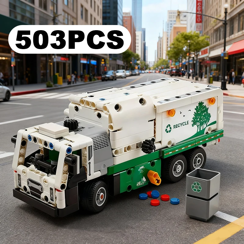 Технический Mack LR Электрический мусоровоз Строительные блоки Модель автомобиля Коллекция мусора Автомобиль в сборе Кирпичи Игрушки Подарок для детей
Технический Mack LR Электрический мусоровоз Строительные блоки Модель автомобиля Коллекция мусора Автомобиль в сборе Кирпичи Игрушки Подарок для детей