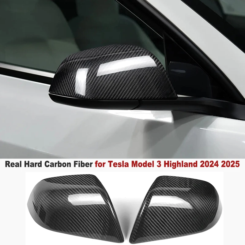 Real Dry Carbon Fiber Car Sticker For Tesla Model 3 Highland 2024 2025 Exterior Accessories Rear View Mirror Decorative Shell
Real Dry Carbon Fiber Car Sticker For Tesla Model 3 Highland 2024 2025 Exterior Accessories Rear View Mirror Decorative Shell