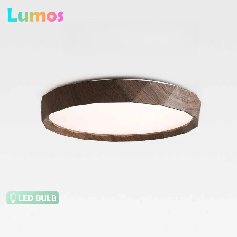 Nordic Walnut Colored Ceiling Light Retro And Minimalist Circular And Minimalist Eye Protection Bedroom Lighting Fixtures
Nordic Walnut Colored Ceiling Light Retro And Minimalist Circular And Minimalist Eye Protection Bedroom Lighting Fixtures