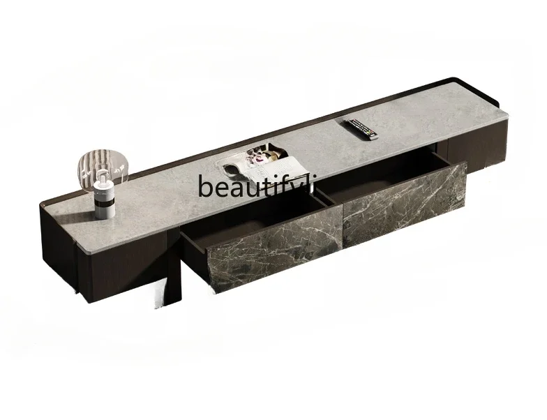 A16 Light Luxury TV Cabinet and Tea Table Combination Modern Minimalist Living Room Italian High-Grade TV Stand Marble
A16 Light Luxury TV Cabinet and Tea Table Combination Modern Minimalist Living Room Italian High-Grade TV Stand Marble