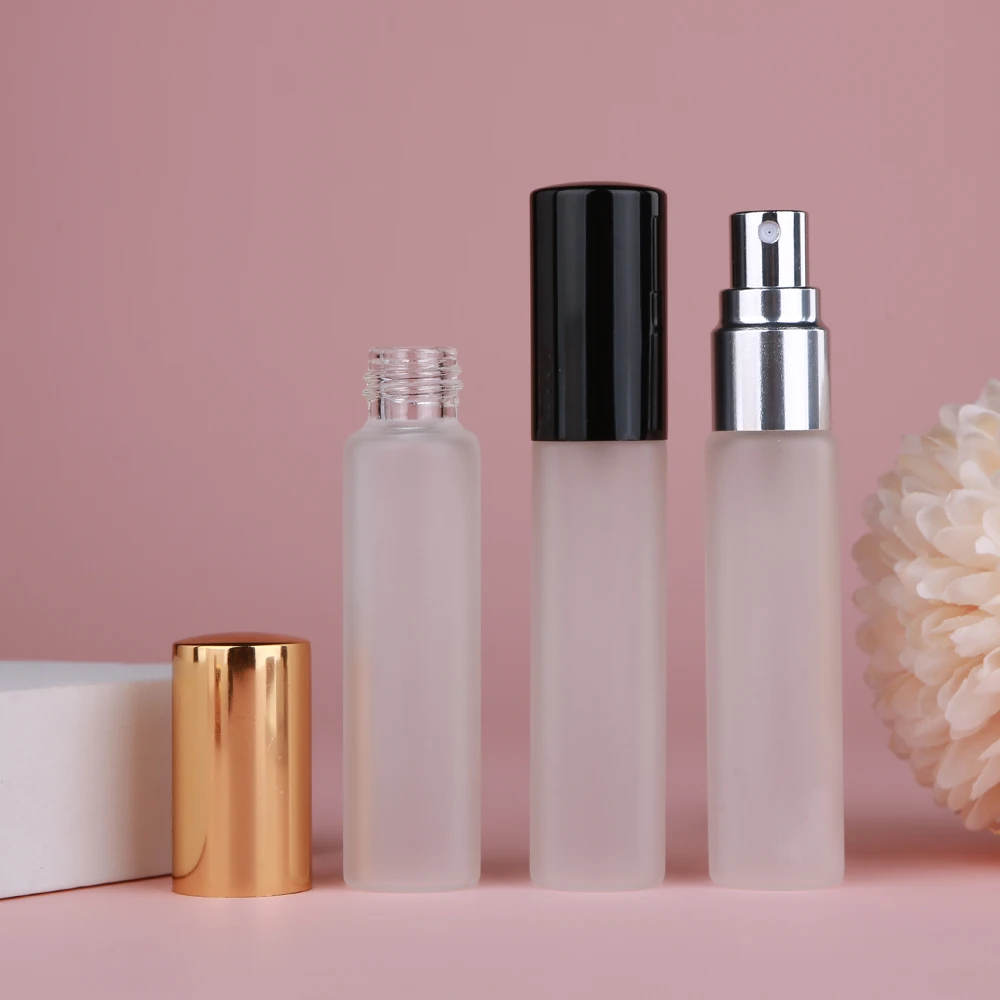 30/50Pcs 10ml Premium Gold Silver Black Frosted Glass Spray Bottles Luxury Mini Perfume Sample Vials Reusable
30/50Pcs 10ml Premium Gold Silver Black Frosted Glass Spray Bottles Luxury Mini Perfume Sample Vials Reusable