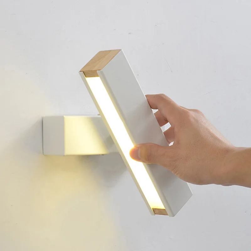 Rotatable LED Wall Lamp Nordic Wooden Indoor Wall Light Simple Bedside Study Reading Adjustable Lighting Home Decor Lamps
Rotatable LED Wall Lamp Nordic Wooden Indoor Wall Light Simple Bedside Study Reading Adjustable Lighting Home Decor Lamps