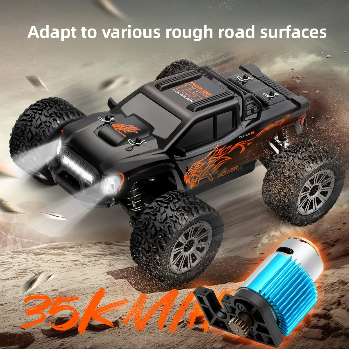 WLtoys масштаб 1:16, большой радиоуправляемый автомобиль, 35 км/ч, высокоскоростной 4WD, детская игрушка для мальчиков, автомобиль с дистанционным управлением, 2,4G, внедорожный монстр, радиоуправляемая игрушка
WLtoys масштаб 1:16, большой радиоуправляемый автомобиль, 35 км/ч, высокоскоростной 4WD, детская игрушка для мальчиков, автомобиль с дистанционным управлением, 2,4G, внедорожный монстр, радиоуправляемая игрушка