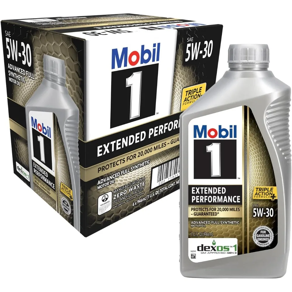 US Shipping Full Synthetic Motor Oil 5W-30, 6 Pack of 1 Quart Bottles
US Shipping Full Synthetic Motor Oil 5W-30, 6 Pack of 1 Quart Bottles