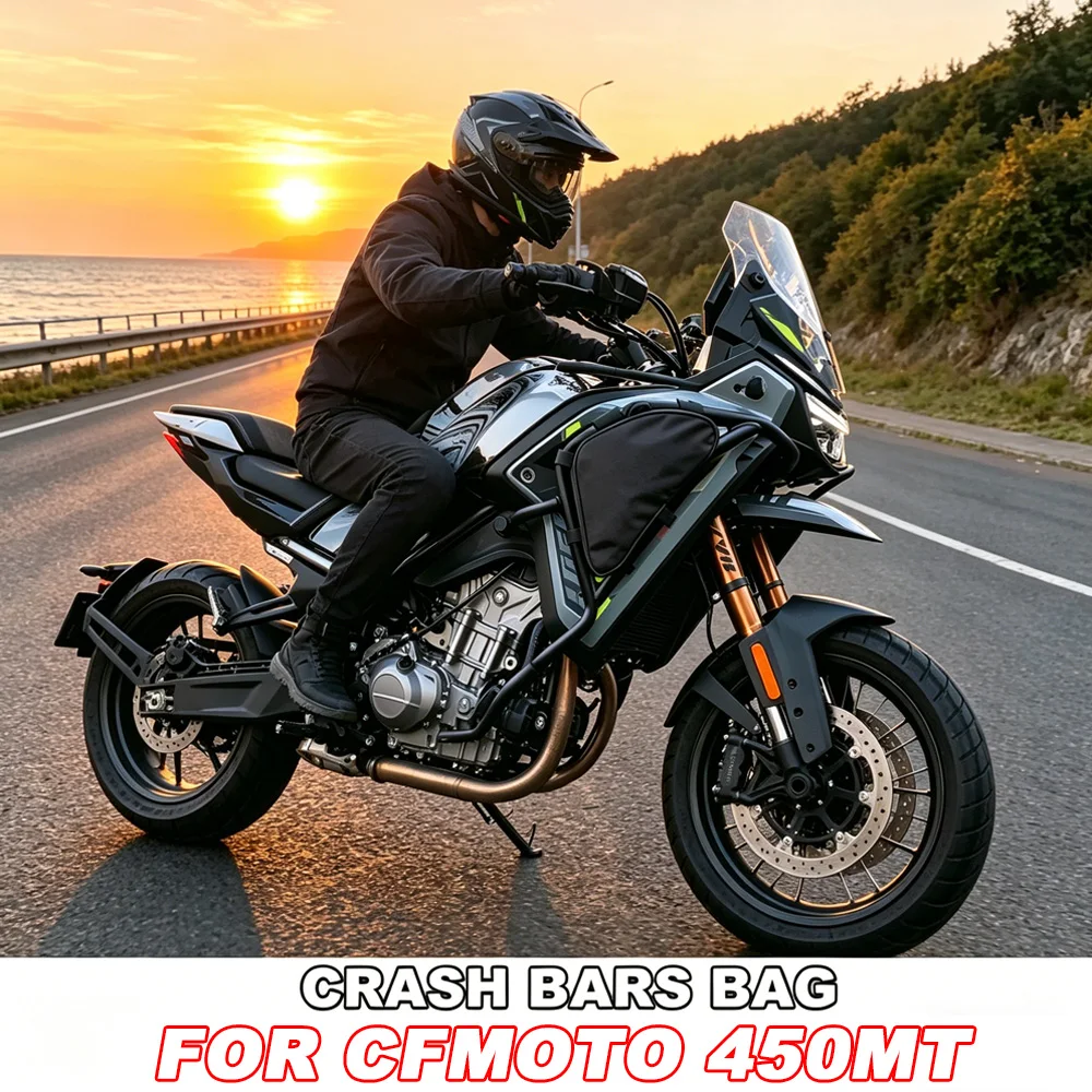For CFMOTO MT450 450 MT Motorcycle Accessories Original Bumper Repair Tool Placement Bag Frame Crash Bars Waterproof Bag
For CFMOTO MT450 450 MT Motorcycle Accessories Original Bumper Repair Tool Placement Bag Frame Crash Bars Waterproof Bag