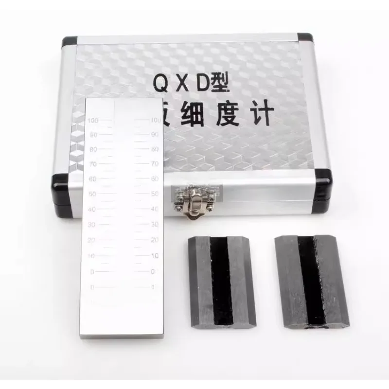 QXD Stainless Steel Scraper Fineness Meter With Box Single Groove Fineness Plate Fineness Gauge 25/50/100/150um
QXD Stainless Steel Scraper Fineness Meter With Box Single Groove Fineness Plate Fineness Gauge 25/50/100/150um