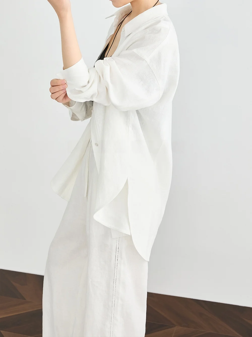 Женская льняная рубашка FALIN с длинным рукавом, боковым разрезом, свободного кроя, с защитой от УФ-излучения, летняя, белая
Женская льняная рубашка FALIN с длинным рукавом, боковым разрезом, свободного кроя, с защитой от УФ-излучения, летняя, белая