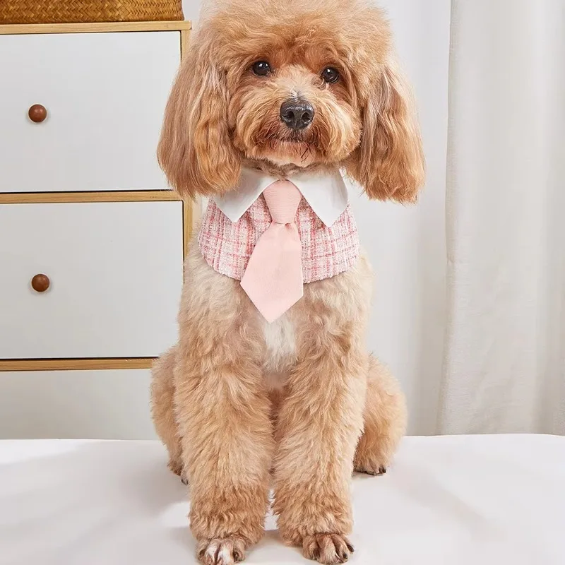 Wholesale Pet Dog Collar Luxury Suit Tuxedo Bowknot Bowtie Plaid Bandana New Design Bibs Neckerchief Custom Collar Shirt
Wholesale Pet Dog Collar Luxury Suit Tuxedo Bowknot Bowtie Plaid Bandana New Design Bibs Neckerchief Custom Collar Shirt