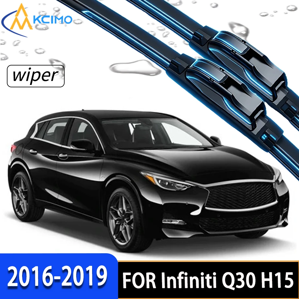 Premium Front Wiper Blades with Long-Lasting Rubber, Consistent All-Weather Performance for Infiniti Q30 H15 2016-2019
Premium Front Wiper Blades with Long-Lasting Rubber, Consistent All-Weather Performance for Infiniti Q30 H15 2016-2019