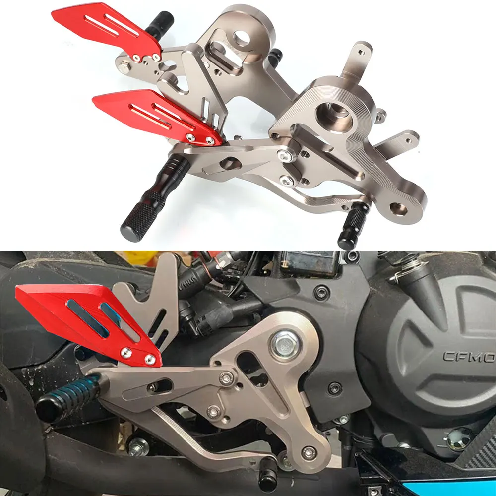 For CFMOTO 450SR 450 SR 450-SR 2022 2023 Motorcycle Accessories CNC Adjustable Rearset Footrests Rear Footpeg Foot Pegs Pedal
For CFMOTO 450SR 450 SR 450-SR 2022 2023 Motorcycle Accessories CNC Adjustable Rearset Footrests Rear Footpeg Foot Pegs Pedal