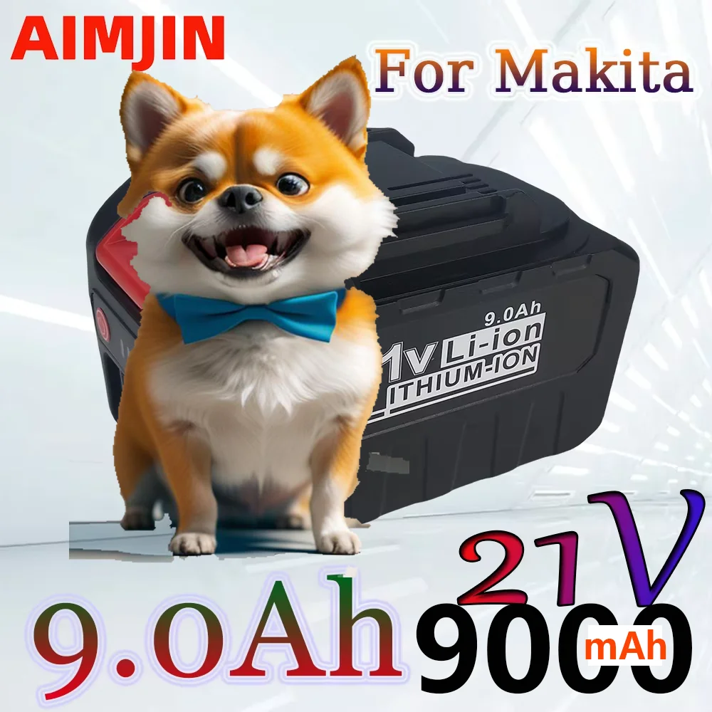 21V 9.0Ah(9000mAh) Suitable for Makita Cordless Electric Wrench Car impact wrench Lithium-ion Rechargeable Power tool Battery
21V 9.0Ah(9000mAh) Suitable for Makita Cordless Electric Wrench Car impact wrench Lithium-ion Rechargeable Power tool Battery