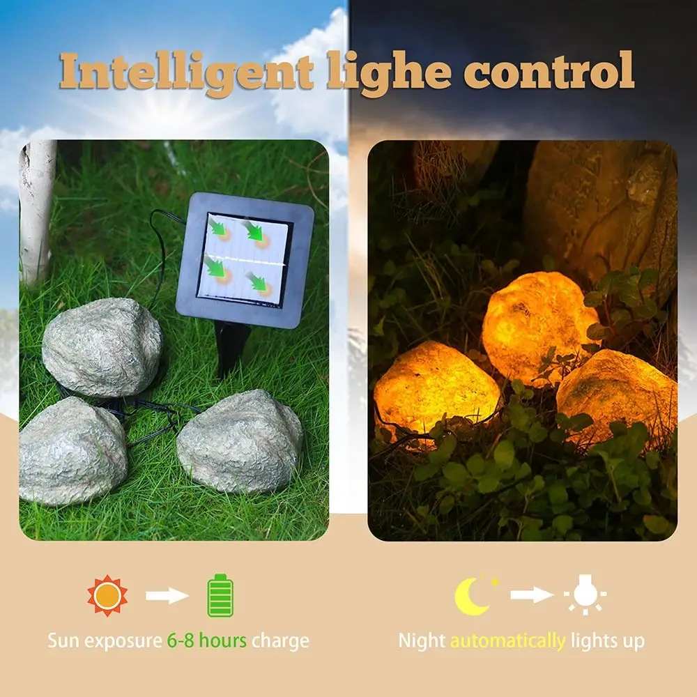 Cobblestone Shaped Solar Stone Lamp Auto on/Off Waterproof Outdoor Pebble Lamp Solar Powered Energy Saving Solar Lawn Lamp Lawn
Cobblestone Shaped Solar Stone Lamp Auto on/Off Waterproof Outdoor Pebble Lamp Solar Powered Energy Saving Solar Lawn Lamp Lawn
