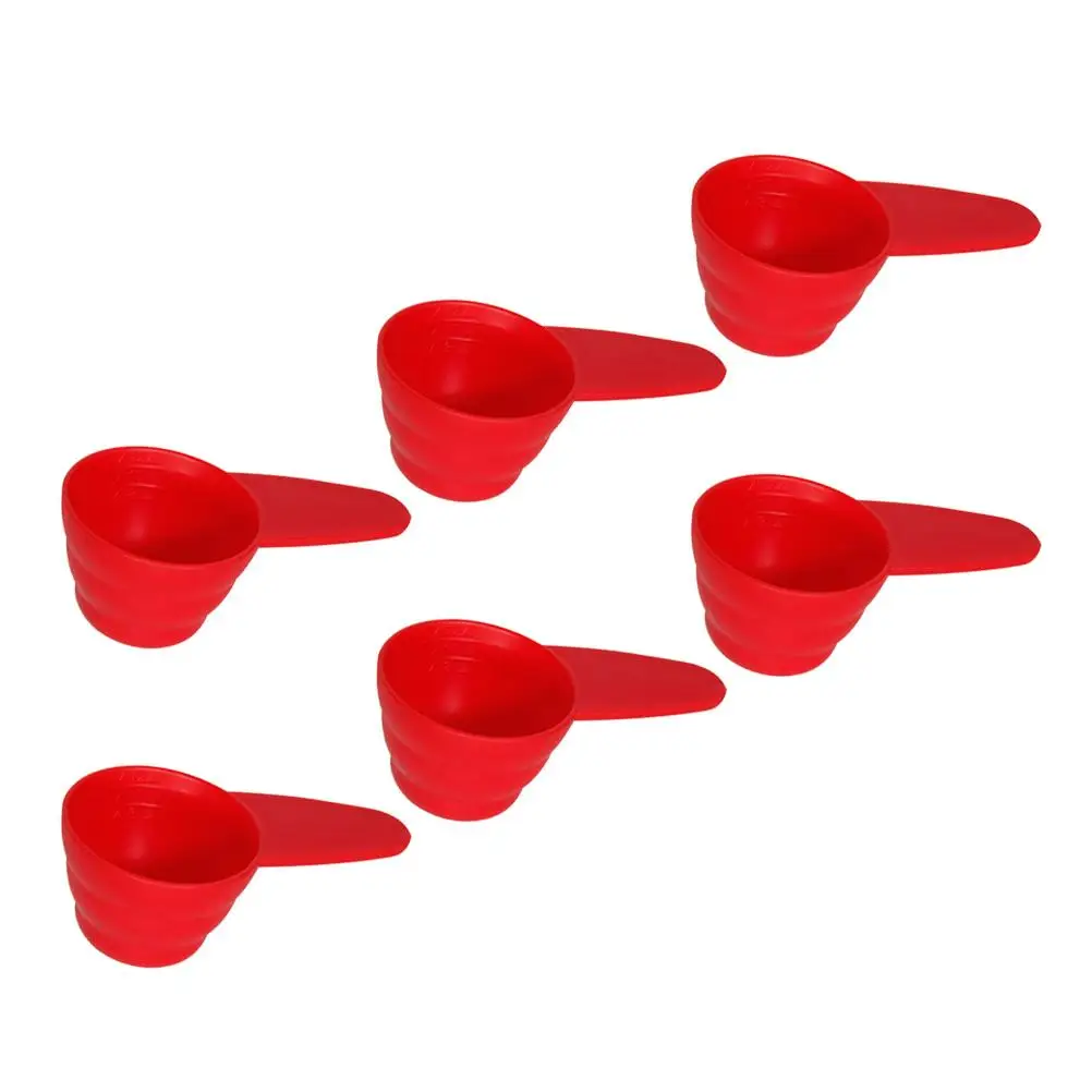 6pcs Plastic Measuring Spoons with Scale Milk Powder Spoon Coffee Measure Scoop Kitchen Baking Utensils (Red)
6pcs Plastic Measuring Spoons with Scale Milk Powder Spoon Coffee Measure Scoop Kitchen Baking Utensils (Red)