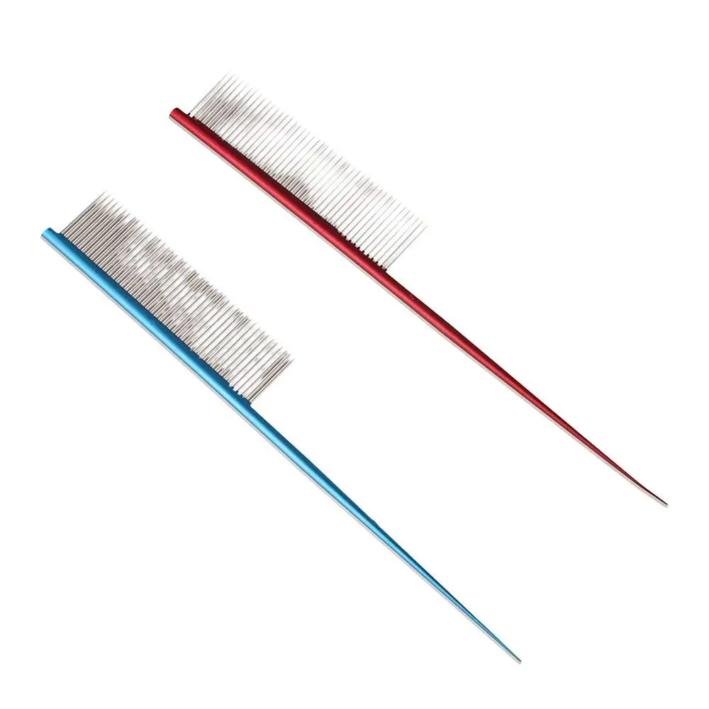 Stainless Steel Pet Flea Comb Non-rust Dense Tooth Dogs Cleaning Brush Comb Colorful Dog Grooming Comb
Stainless Steel Pet Flea Comb Non-rust Dense Tooth Dogs Cleaning Brush Comb Colorful Dog Grooming Comb