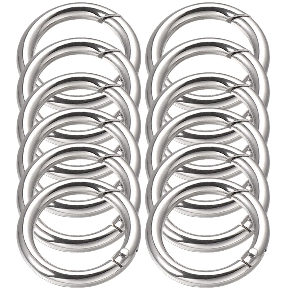 15 Pcs Key Ring Buckle Open Jump Rings Round Snap Buckles Split Keyring Mini Zinc Alloy Carabiner
15 Pcs Key Ring Buckle Open Jump Rings Round Snap Buckles Split Keyring Mini Zinc Alloy Carabiner