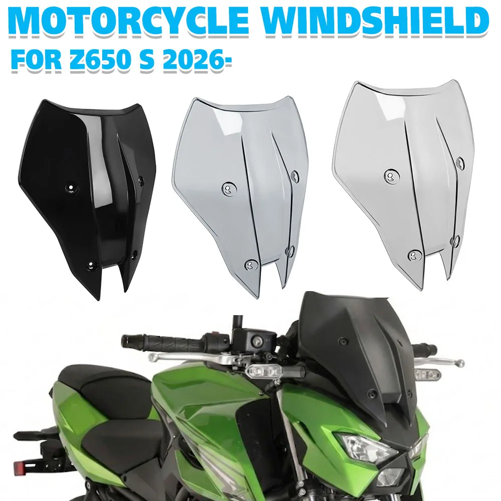 Z650S Touring Windshield Spoiler Windscreen Cover For Kawasaki Z650 S Z 650 S 2026- Sport Wind Screen Shield Deflector Protector
Z650S Touring Windshield Spoiler Windscreen Cover For Kawasaki Z650 S Z 650 S 2026- Sport Wind Screen Shield Deflector Protector