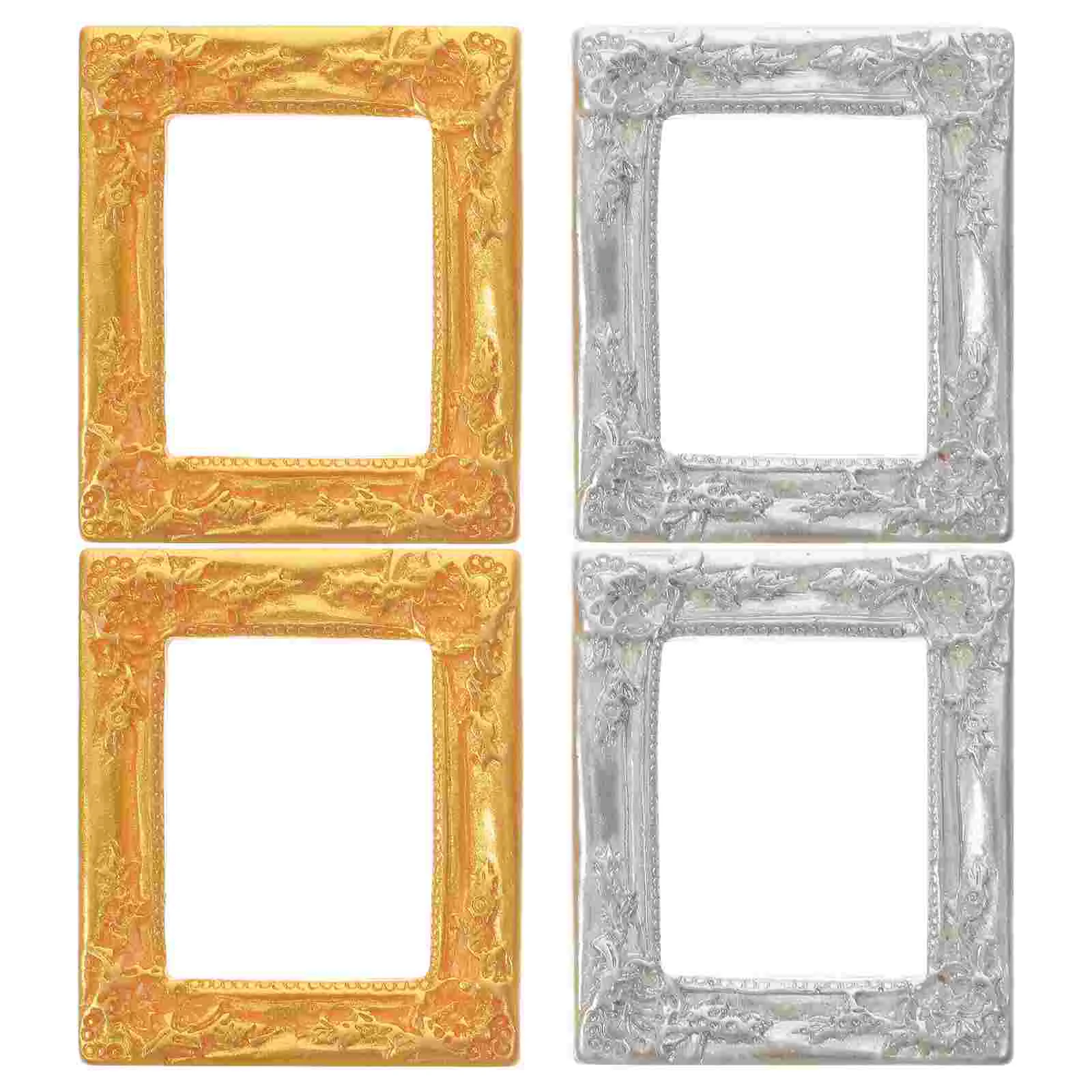 4 Pcs Cream Gum Vintage Resin Photo Frame Home Accessories Picture Gold Mini Frames
4 Pcs Cream Gum Vintage Resin Photo Frame Home Accessories Picture Gold Mini Frames