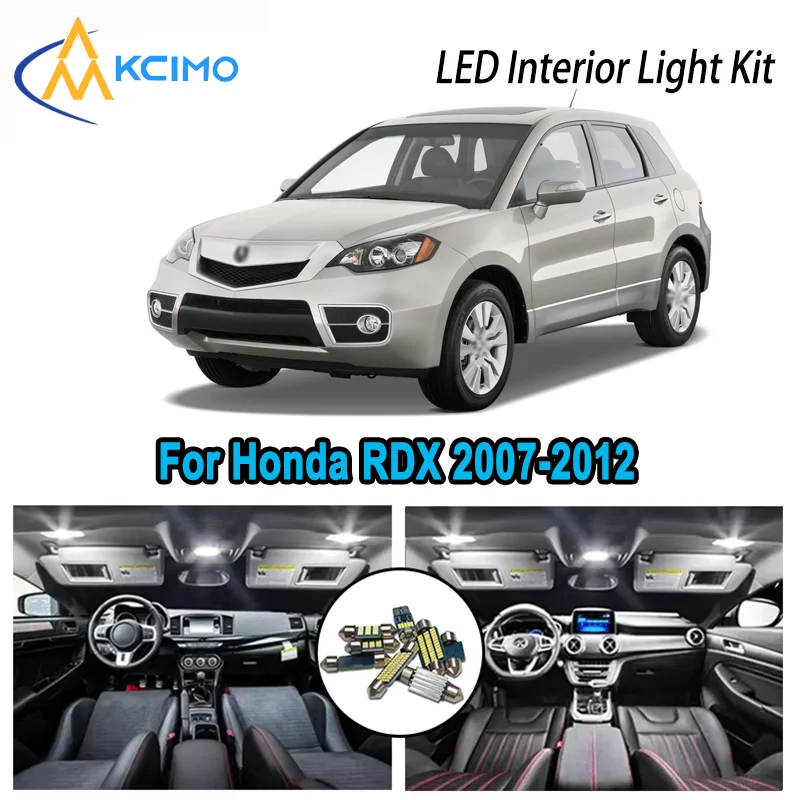 For Honda RDX 2007-2012 2008 2009 2010 2011 Premium Bright LED Interior Dome Map Trunk Light Kit Car Led Lamps Canbus No Error
For Honda RDX 2007-2012 2008 2009 2010 2011 Premium Bright LED Interior Dome Map Trunk Light Kit Car Led Lamps Canbus No Error