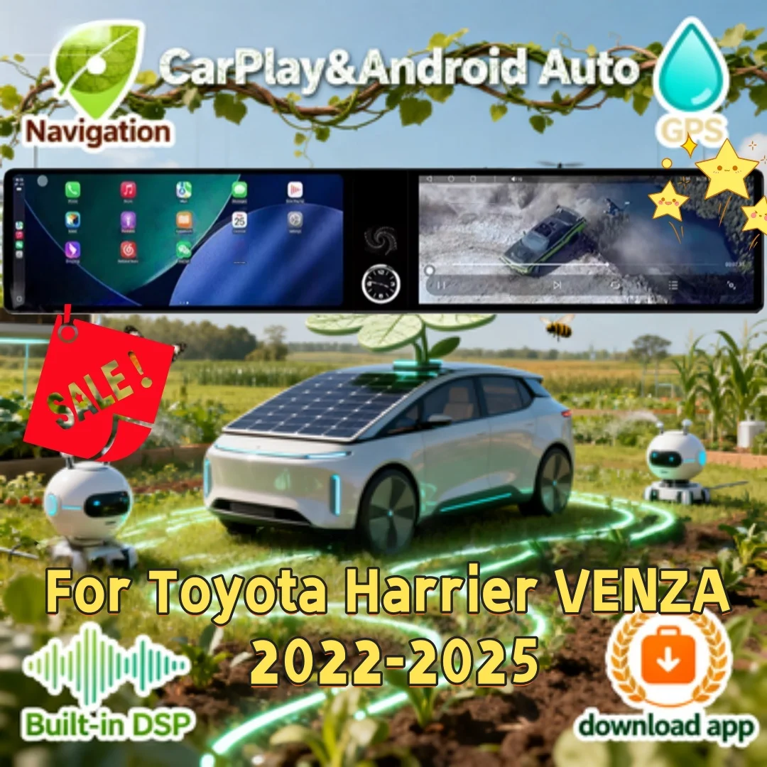 Android Car Radio Multimedia Player GPS wireless Carplay For Toyota Harrier VENZA 2022-2025 Navigation Bluetooth 12.3 dualscreen
Android Car Radio Multimedia Player GPS wireless Carplay For Toyota Harrier VENZA 2022-2025 Navigation Bluetooth 12.3 dualscreen