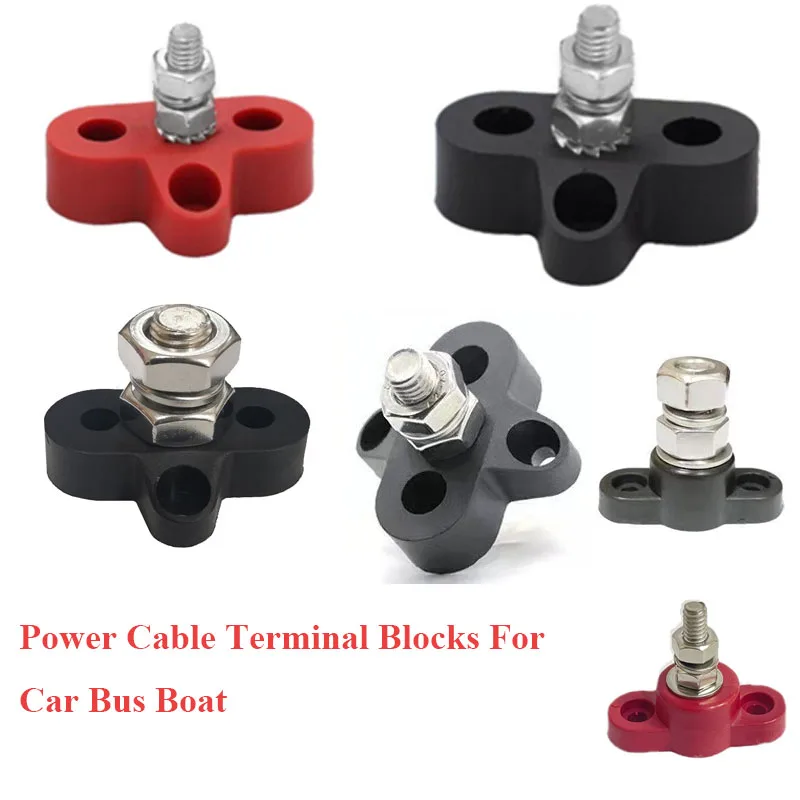 1PCS M6M8 Battery Terminals Block Bar Power Cable Terminal Blocks for Car Bus Boat Truck Trailer RV Carriage DC12V-24V Universal
1PCS M6M8 Battery Terminals Block Bar Power Cable Terminal Blocks for Car Bus Boat Truck Trailer RV Carriage DC12V-24V Universal