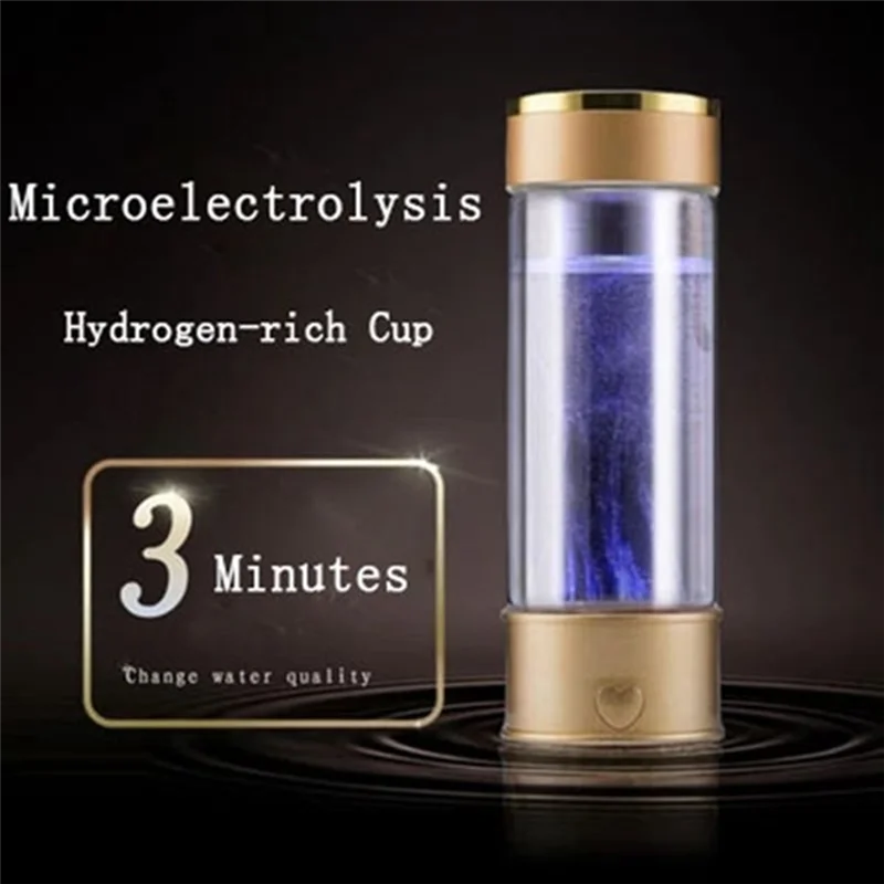 1 PCS Hydrogen Water Generator Alkaline Maker Rechargeable Metal + Glass Portable Water Ionizer Bottle Super Antioxidan
1 PCS Hydrogen Water Generator Alkaline Maker Rechargeable Metal + Glass Portable Water Ionizer Bottle Super Antioxidan