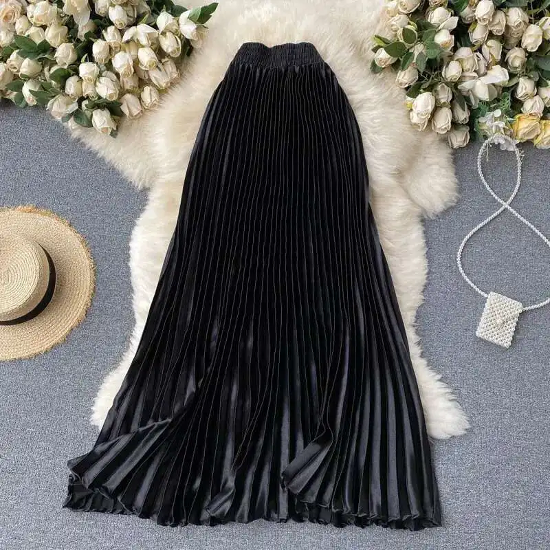 new High end women's clothing 2025 trendy light luxury heavy work pleated mid length A-line skirt 2025 spring pleated skirt
new High end women's clothing 2025 trendy light luxury heavy work pleated mid length A-line skirt 2025 spring pleated skirt