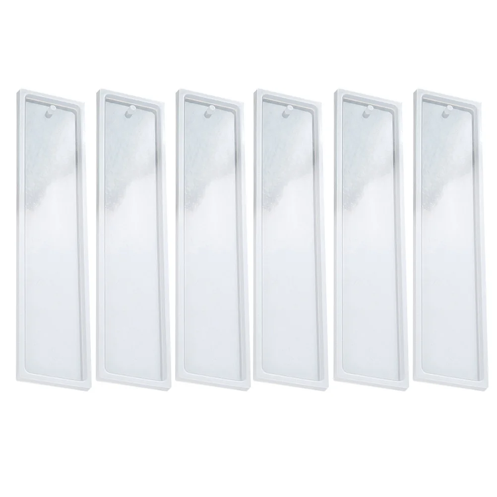 6pcs Silicone Bookmark Mold for Resin Craft Making Flexible Durable Reusable DIY Bookmarks Pendants Molds Jewelry Accessories
6pcs Silicone Bookmark Mold for Resin Craft Making Flexible Durable Reusable DIY Bookmarks Pendants Molds Jewelry Accessories