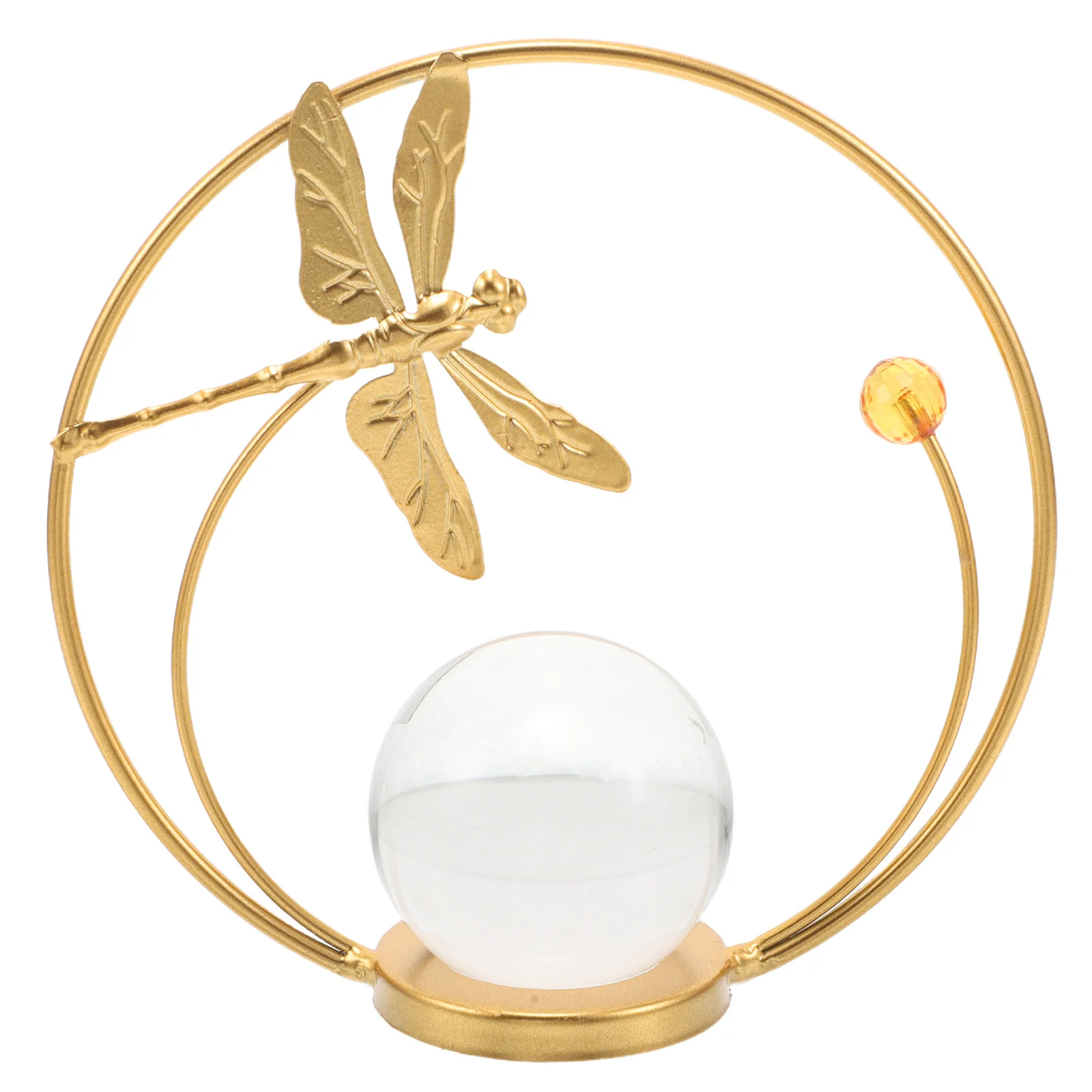 Crystal Ball Sphere European Design Transparent Crystal Metal Dragonfly Base Table Ornaments for Living Room Office Decoration
Crystal Ball Sphere European Design Transparent Crystal Metal Dragonfly Base Table Ornaments for Living Room Office Decoration