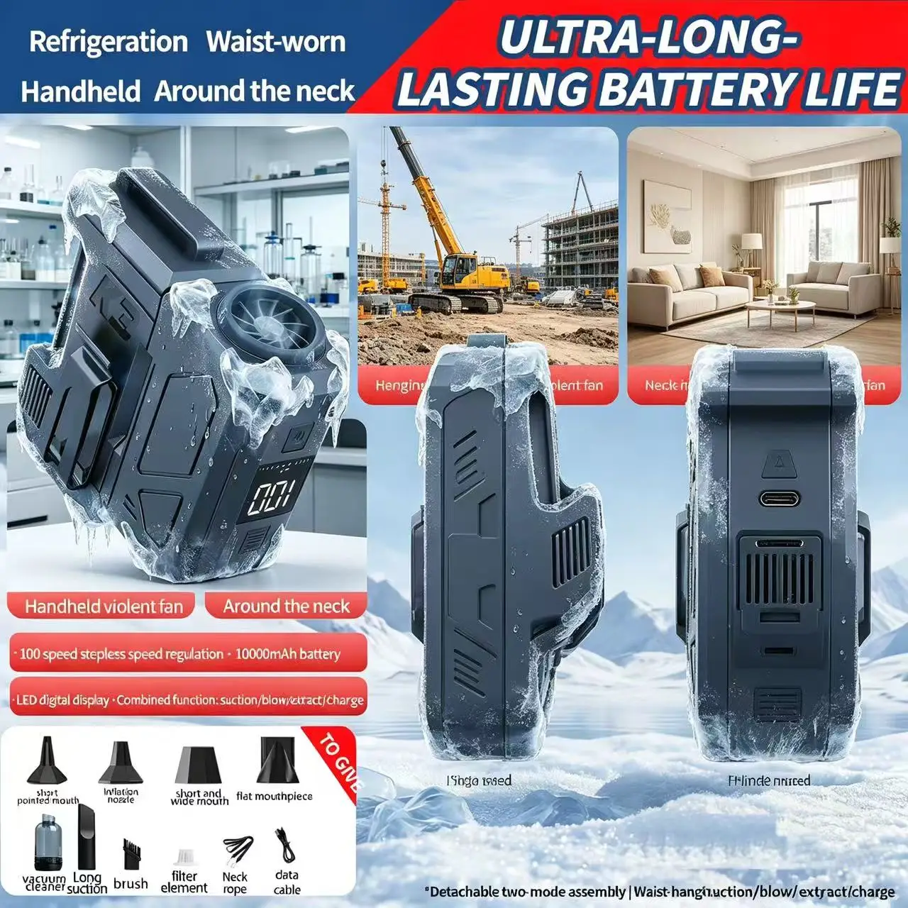 Motorcycle Lifestyle Waist Fan Handheld & Waist Hanging Cooling Fan LED Display Full Accessories Multi Purpose.
Motorcycle Lifestyle Waist Fan Handheld & Waist Hanging Cooling Fan LED Display Full Accessories Multi Purpose.