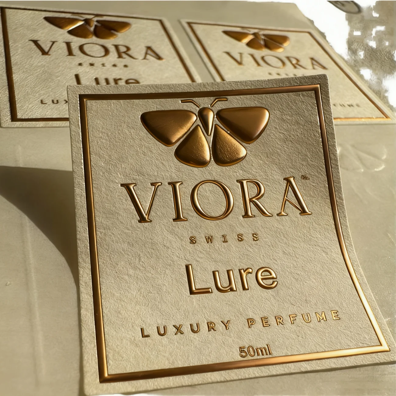 Custom Luxury Heat Resistant 3D Matte Gold Foil Embossed Vinyl Stickers,Concave Convex Logo Labels for Candle,Crafts,Perfume
Custom Luxury Heat Resistant 3D Matte Gold Foil Embossed Vinyl Stickers,Concave Convex Logo Labels for Candle,Crafts,Perfume