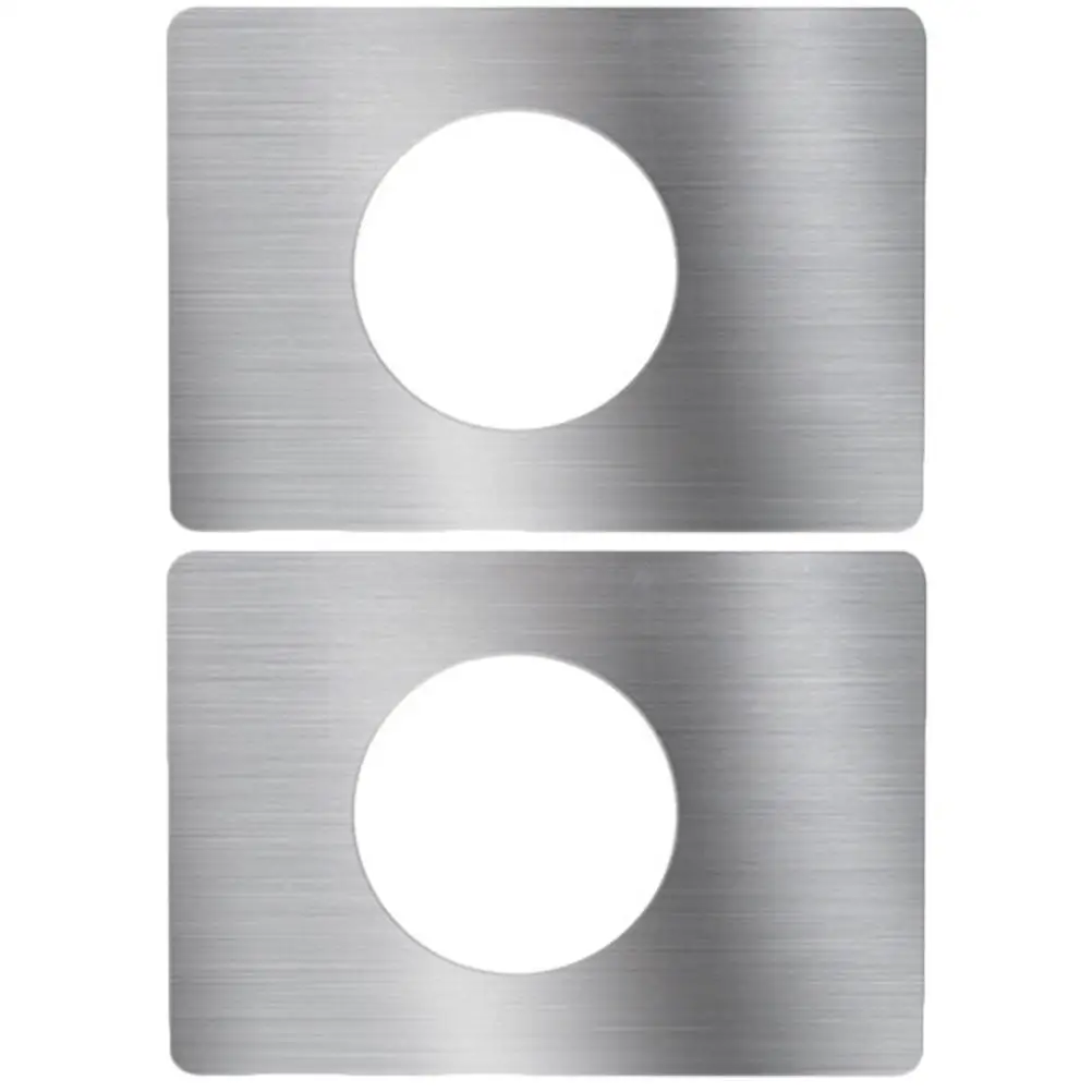 2 Pcs Door Repair Plate Stainless Steel Deadbolt Cover Latch Knob Fixing Backplate Door Hole Cover
2 Pcs Door Repair Plate Stainless Steel Deadbolt Cover Latch Knob Fixing Backplate Door Hole Cover