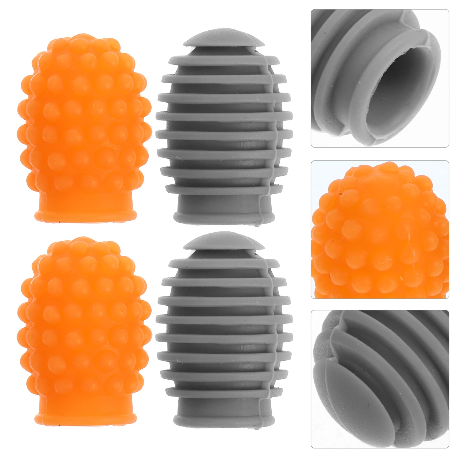 4 Pcs Drumstick Protector Caps Tips Pads Accessories Xylophone 
4 Pcs Drumstick Protector Caps Tips Pads Accessories Xylophone