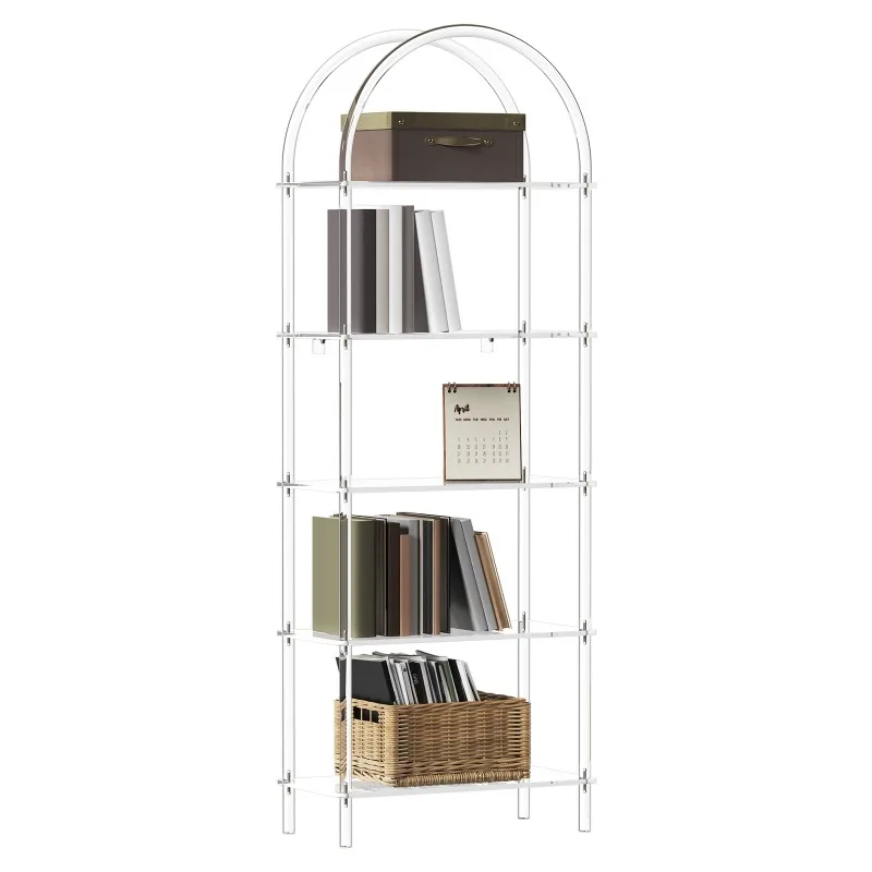 Acrylic multi-layer bookshelf, transparent arched bookshelf, light luxury modern simple arc, storage rack living room bedroom
Acrylic multi-layer bookshelf, transparent arched bookshelf, light luxury modern simple arc, storage rack living room bedroom