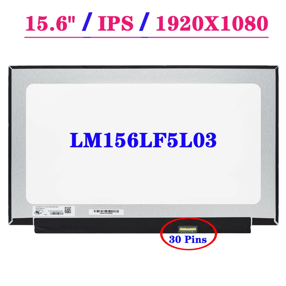 Матричная панель LM156LF5L03 для Samsung Galaxy Book NP750XDA, экран для ноутбука 15,6 дюймов IPS FHD, ЖК-экран EDP, 30-контактный
Матричная панель LM156LF5L03 для Samsung Galaxy Book NP750XDA, экран для ноутбука 15,6 дюймов IPS FHD, ЖК-экран EDP, 30-контактный