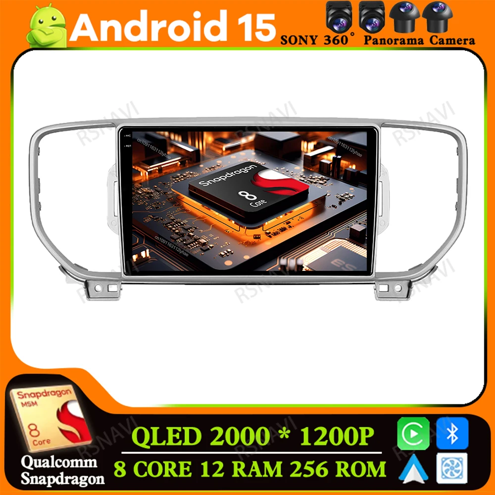 Android 15 For KIA Sportage 4 QL 2016 2017 2018 Head Unit Car Radio DSP Navigation BT Qualcomm 5G WIFI Multimedia Viedo Player
Android 15 For KIA Sportage 4 QL 2016 2017 2018 Head Unit Car Radio DSP Navigation BT Qualcomm 5G WIFI Multimedia Viedo Player