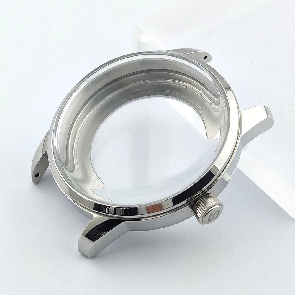 Корпус часов NH35, минеральное стекло из нержавеющей стали, 40,5 мм, мужской корпус часов, подходит для механизмов NH34, NH35, аксессуары для часов, корпус NH35.
Корпус часов NH35, минеральное стекло из нержавеющей стали, 40,5 мм, мужской корпус часов, подходит для механизмов NH34, NH35, аксессуары для часов, корпус NH35.