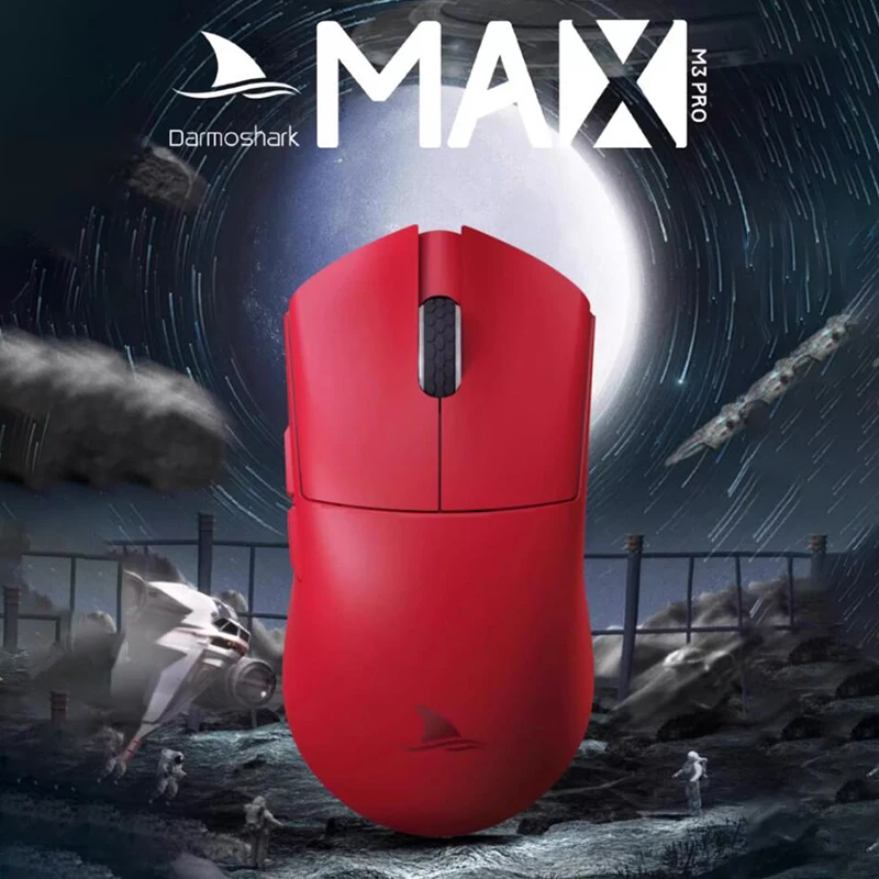 Darmoshark Dharma Shark M3promax Original Paw3950 Big Hand 54g Lightweight Wireless Three-Mode Mouse
Darmoshark Dharma Shark M3promax Original Paw3950 Big Hand 54g Lightweight Wireless Three-Mode Mouse