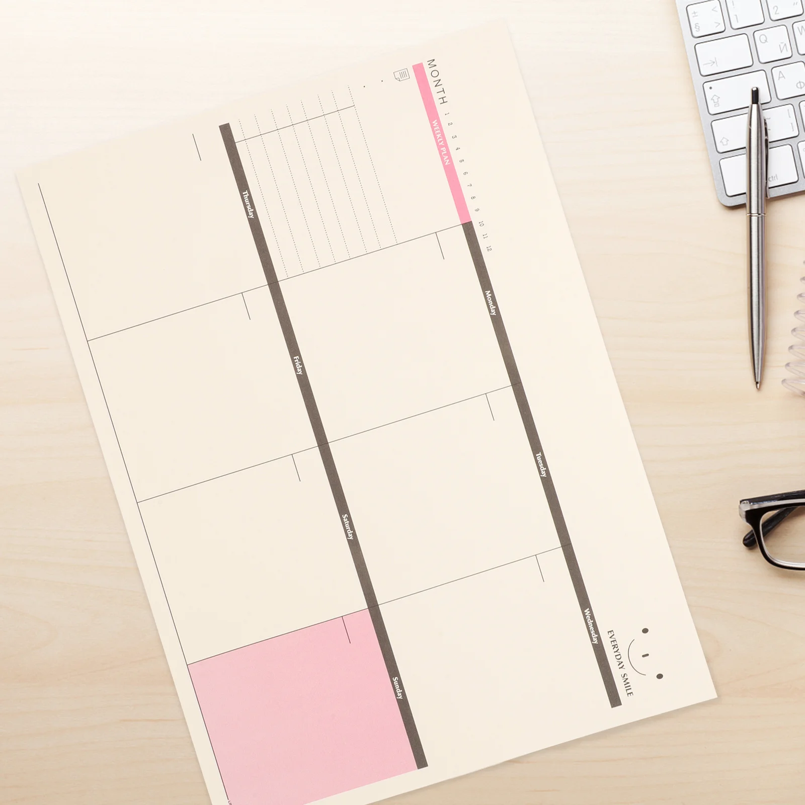 A4 Size Weekly Schedule Planner Desktop to Do List Agenda Organizer Memo Pad for School Office Supplies Weekly Plan Desk Pad
A4 Size Weekly Schedule Planner Desktop to Do List Agenda Organizer Memo Pad for School Office Supplies Weekly Plan Desk Pad