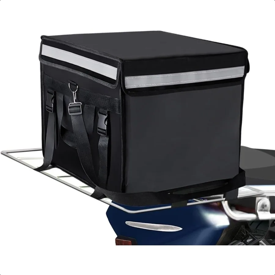 Large Insulated Food Delivery Bag with Fixed Base and Internal Frame XL18.1x13.8x13.8 Commercial Pizza Delivery Bag w Divider W
Large Insulated Food Delivery Bag with Fixed Base and Internal Frame XL18.1x13.8x13.8 Commercial Pizza Delivery Bag w Divider W