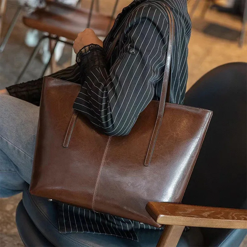 Hifashion Cowhide Genuine Leather Large Tote Bags For Women 2025 Trend Designer A4 Shoulder Bags Laptop Shopper Ladies Handbags
Hifashion Cowhide Genuine Leather Large Tote Bags For Women 2025 Trend Designer A4 Shoulder Bags Laptop Shopper Ladies Handbags