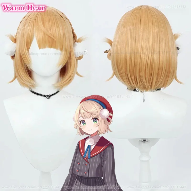 Shigure Ui Cosplay Wig VTuber NIJISANJI Short Gold Wig Cosplay Anime Wigs With Headwear Heat Resistant Synthetic Wigs + Wig Cap
Shigure Ui Cosplay Wig VTuber NIJISANJI Short Gold Wig Cosplay Anime Wigs With Headwear Heat Resistant Synthetic Wigs + Wig Cap