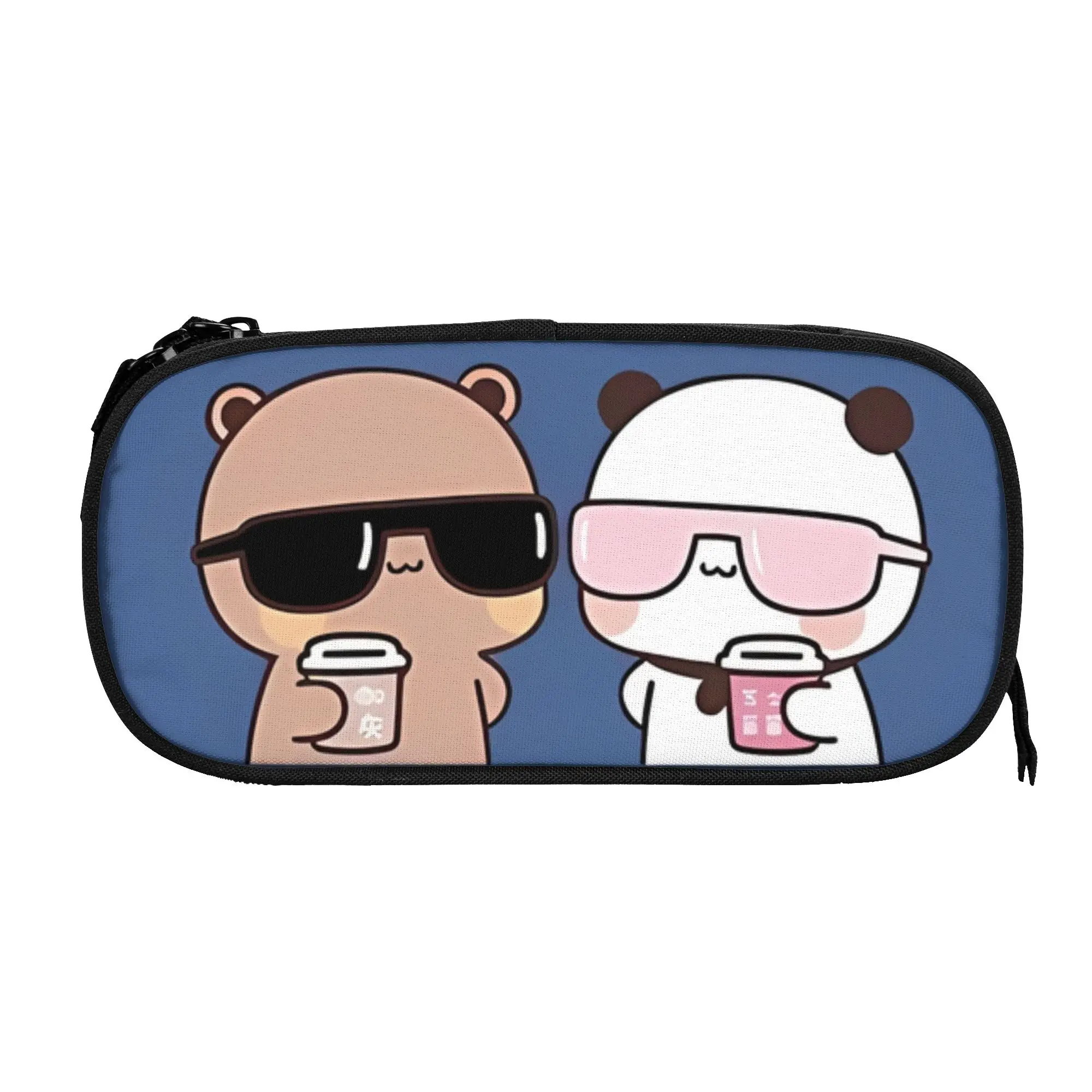 1 piece Stylish Panda Having Coffee Together Pencil Case Girls Pen Bag Bubu And Dudu School Stationery Bag
1 piece Stylish Panda Having Coffee Together Pencil Case Girls Pen Bag Bubu And Dudu School Stationery Bag