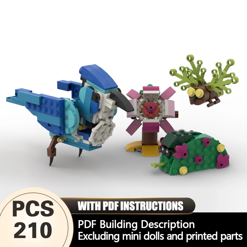 Creators Animal Series Model MOC Building Bricks Blue Bird And Friends Modular Technology Gifts Holiday Assemble Children Toys
Creators Animal Series Model MOC Building Bricks Blue Bird And Friends Modular Technology Gifts Holiday Assemble Children Toys