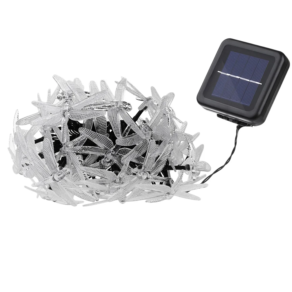6M 30 LEDs Solar Dragonfly String Light Outdoor Waterproof Holiday Decoration Light String 8 Modes Fairy Lamp
6M 30 LEDs Solar Dragonfly String Light Outdoor Waterproof Holiday Decoration Light String 8 Modes Fairy Lamp