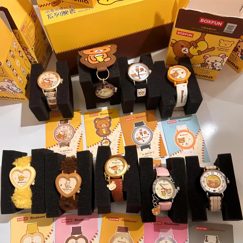 Original Maihe Boxfun Rilakkuma Gurguruguru Moment Series Watch Blind Box Japanese Cartoon Watch Collectible Cute Birthday Gifts
Original Maihe Boxfun Rilakkuma Gurguruguru Moment Series Watch Blind Box Japanese Cartoon Watch Collectible Cute Birthday Gifts
