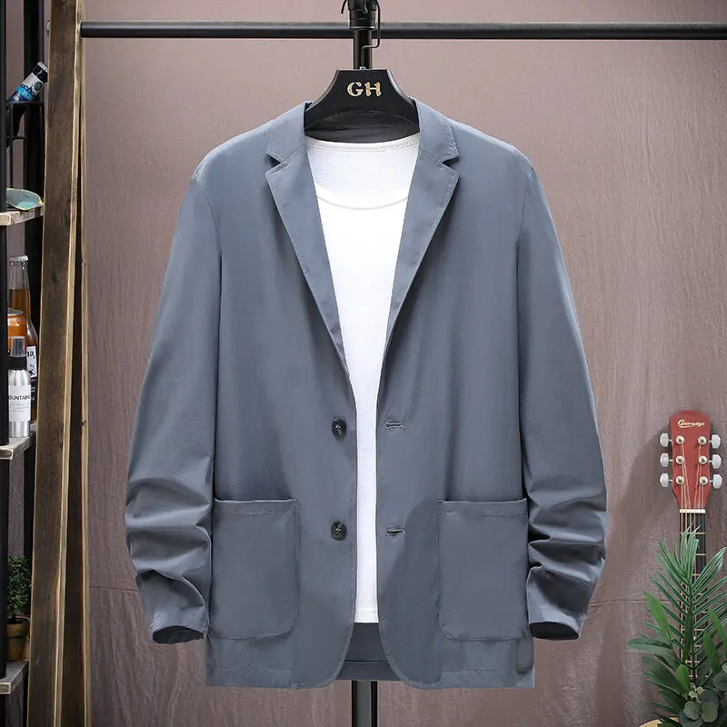 Summer Men's Ice Silk Mini Suit Trendy Suit Sun Protection Suit Ultra Light and Casual Quick Drying Sun Protection Suit Top
Summer Men's Ice Silk Mini Suit Trendy Suit Sun Protection Suit Ultra Light and Casual Quick Drying Sun Protection Suit Top