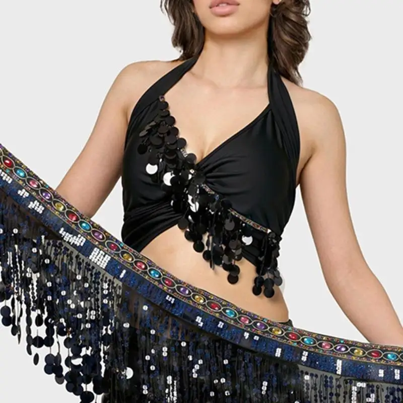 D0UB Блестящий бюстгальтер для танца живота, топ с накладкой на грудь, женские костюмы для танца живота для косплея, выступления
D0UB Блестящий бюстгальтер для танца живота, топ с накладкой на грудь, женские костюмы для танца живота для косплея, выступления