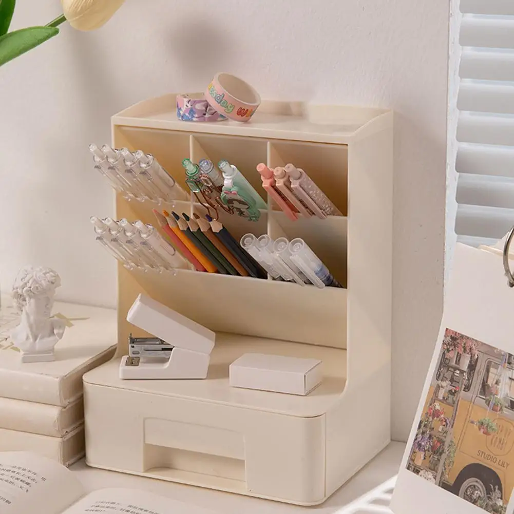 Capacity Pen Holder Capacity Desktop Pen Holder Multifunctional Stationery Makeup Brush Organizer for Office School Supplies
Capacity Pen Holder Capacity Desktop Pen Holder Multifunctional Stationery Makeup Brush Organizer for Office School Supplies